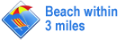 Beach 1-3 miles