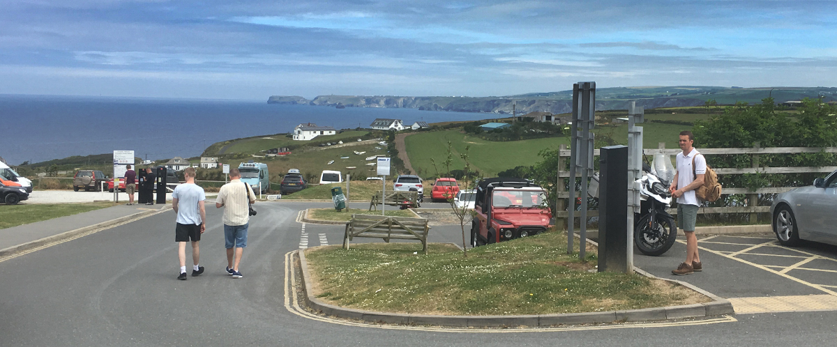 Port Isaac - main Car park on Trewetha Lane