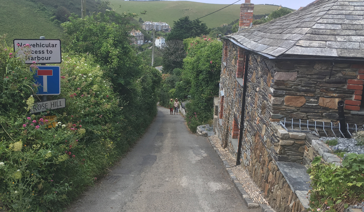 Port Isaac - Rose Hill down to Port Isaac Harbour